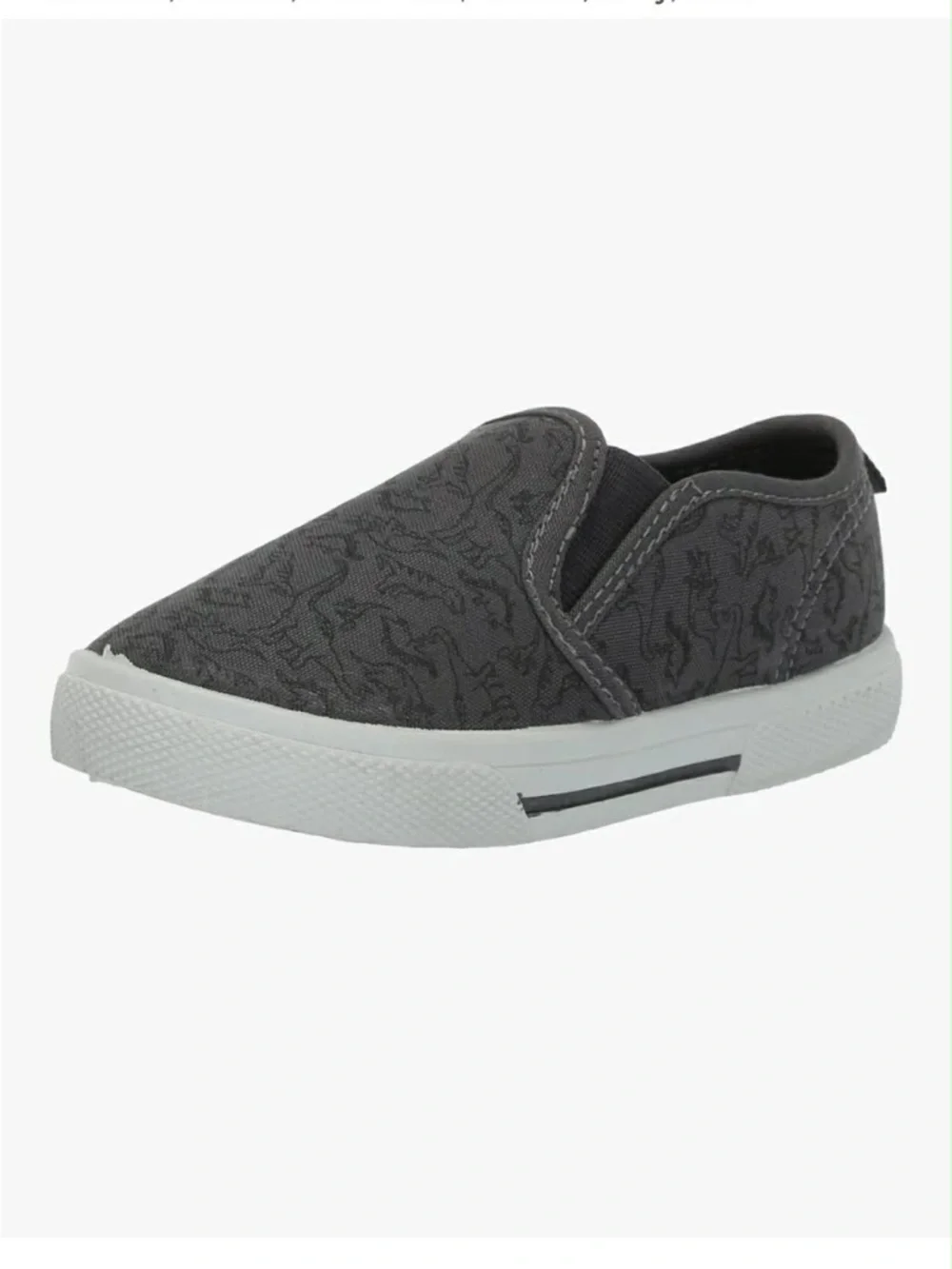 Carter's Grey Slip-On Canvas Kids Sneaker size 5 toddler